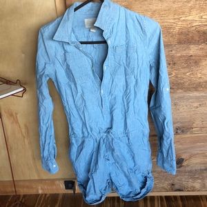 Ralph Lauren chambray romper shorts